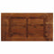 Tafelblad rechthoekig 110x60x2,5 cm massief gerecycled hout