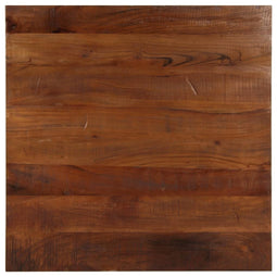 Tafelblad vierkant 90x90x3,8 cm massief gerecycled hout