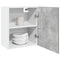 Hangkast 50x31x60 cm bewerkt hout betongrijs