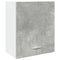 Hangkast 50x31x60 cm bewerkt hout betongrijs