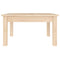 Salontafel 55x55x30 cm massief grenenhout