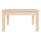 Salontafel 55x55x30 cm massief grenenhout
