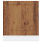 Vaatwaspaneel Porto 60x1,5x67 cm bewerkt hout oud houtkleurig