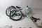 Volare Glamour Kinderfiets - Meisjes - 18 inch - Wit/Mint Groen - Prime Collection