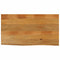 Tafelblad met natuurlijke rand 100x60x3,8 cm massief mangohout