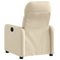 Fauteuil verstelbaar stof crmekleurig