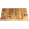 Tafelblad met natuurlijke rand 70x60x2,5 cm massief mangohout
