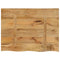 Tafelblad met natuurlijke rand 70x60x2,5 cm massief mangohout