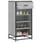 Schoenenrek 48x38x97,5 cm bewerkt hout grijs sonoma eikenkleur