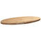 Tafelblad 120x60x4 cm ovaal massief eikenhout