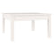 Salontafel 55x55x30 cm massief grenenhout wit