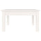 Salontafel 55x55x30 cm massief grenenhout wit
