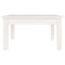 Salontafel 55x55x30 cm massief grenenhout wit