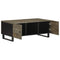 Salontafel 100x54x40 cm massief mangohout zwart