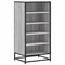 Schoenenrek 48x38x97,5 cm bewerkt hout grijs sonoma eikenkleur
