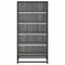 Schoenenrek 48x38x97,5 cm bewerkt hout grijs sonoma eikenkleur