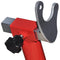 Motorfiets achterwiel standaard rood