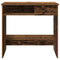 Bureau 80x40x75 cm bewerkt hout oud houtkleurig