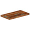 Tafelblad rechthoekig 50x30x2,5 cm massief gerecycled hout