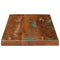 Tafelblad rechthoekig 50x30x2,5 cm massief gerecycled hout