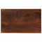Tafelblad rechthoekig 50x30x2,5 cm massief gerecycled hout