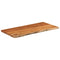 Tafelblad rechthoekig natuurlijke rand 80x40x3,8 cm acaciahout