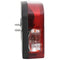 Aanhangerlampen 2 st klassiek peertje 12 V 23x6x13 cm rood