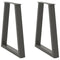 Salontafelpoten 2 st V-vormig 60x(72-73) cm staal antraciet