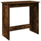 Bureau 80x40x75 cm bewerkt hout gerookt eikenkleurig