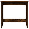 Bureau 80x40x75 cm bewerkt hout gerookt eikenkleurig