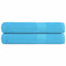 Saunahanddoeken 2 st 80x200 cm 360 g/m 100% katoen turquoise