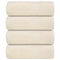 Gastendoekjes 4 st 30x50 cm 360 g/m 100% katoen crmekleurig