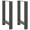 Salontafelpoten 2 st 50x(72-73) cm staal antraciet