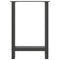 Salontafelpoten 2 st 50x(72-73) cm staal antraciet