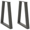 Salontafelpoten 2 st V-vormig 50x(72-73) cm staal antraciet