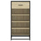 Schoenenrek 48x38x97,5 cm bewerkt hout sonoma eikenkleurig
