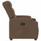 Fauteuil verstelbaar stof bruin