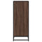 Schoenenrek 48x38x97,5 cm bewerkt hout bruin eikenkleurig
