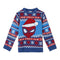 Uniseks Trui Spider-Man Blauw Maat
