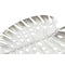 Middenstuk Home ESPRIT Zilverkleurig Aluminium Modern Blad van een plant 38,5 x 28 x 3 cm