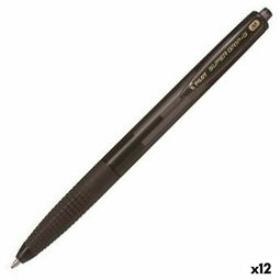 Pen Pilot Supergrip G Zwart 0,4 mm 1 mm (12 Stuks)