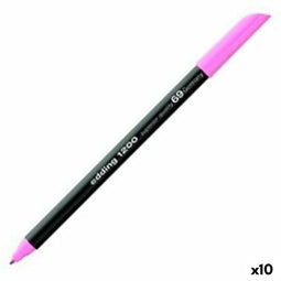 Markeerstiften Edding 1200 Neon Roze (10 Stuks)