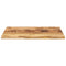 Tafelblad rechthoekig 90x80x3,8 cm massief ruw mangohout