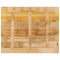 Tafelblad rechthoekig 90x80x3,8 cm massief ruw mangohout
