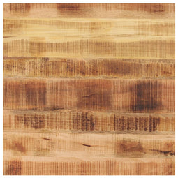 Tafelblad vierkant 70x70x3,8 cm massief ruw mangohout