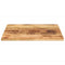 Tafelblad vierkant 70x70x3,8 cm massief ruw mangohout