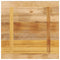 Tafelblad vierkant 70x70x3,8 cm massief ruw mangohout