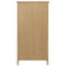 Schoenenkast 76x37x105 cm massief eikenhout