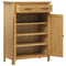 Schoenenkast 76x37x105 cm massief eikenhout