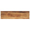 Tafelblad rechthoekig 110x40x3,8 cm massief ruw mangohout